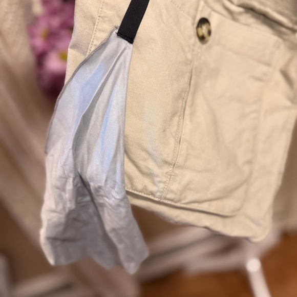 LL Bean Mens Fishing Vest Utility Pocket Safari Khaki Large - Picture 8 of 10